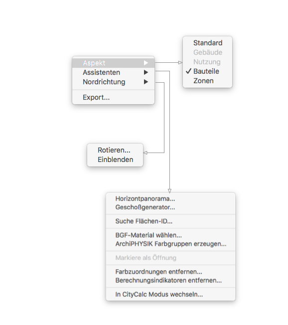 aps extension menue aph standard