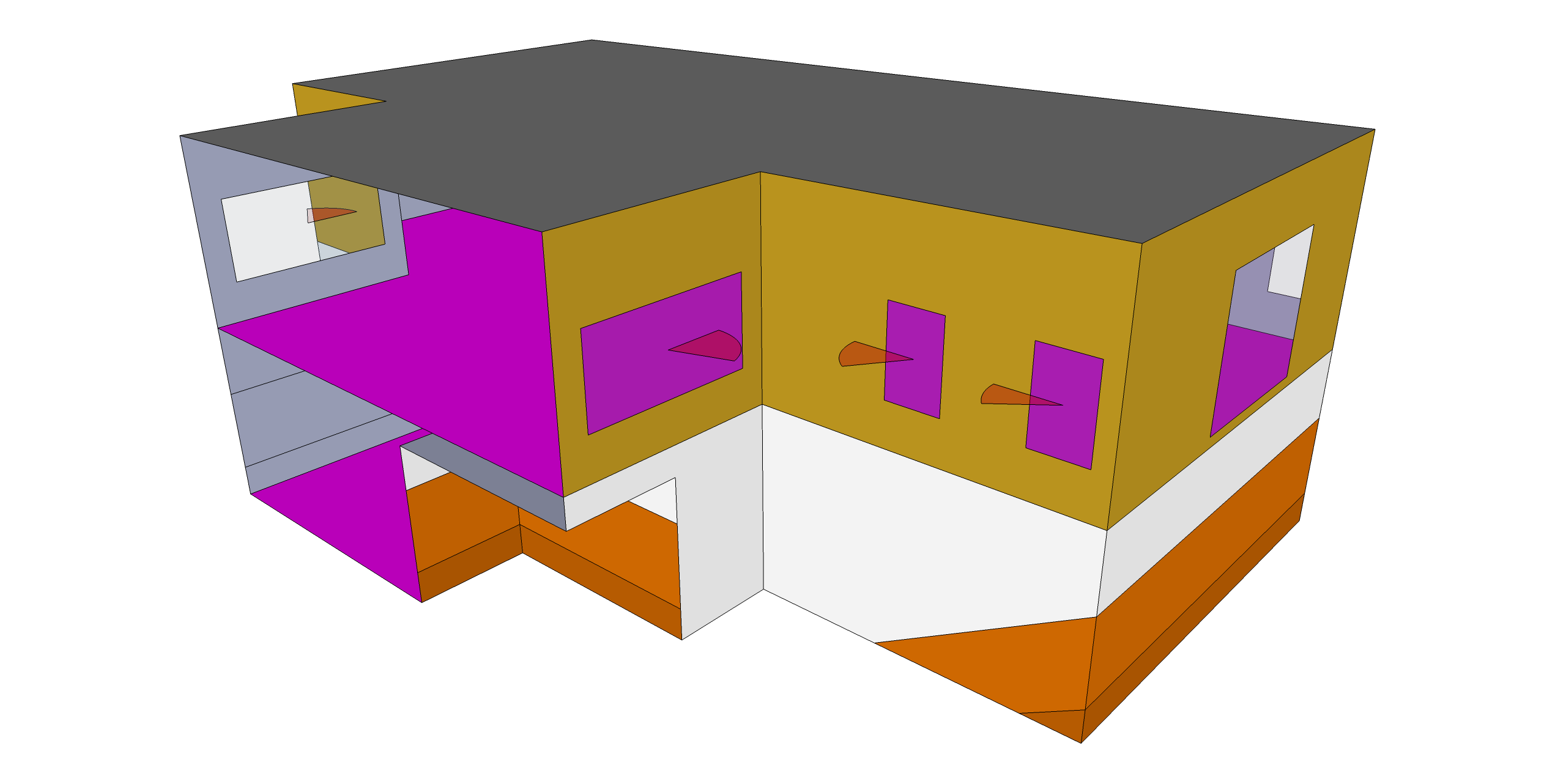 ui SketchUp model orient